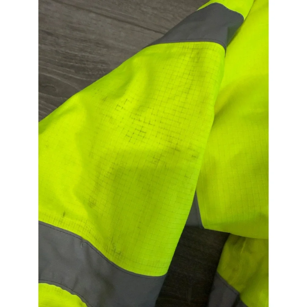 Ergodyne Work Gear High Visibility Neon Yellow‎ Black Safety Jacket Men XL